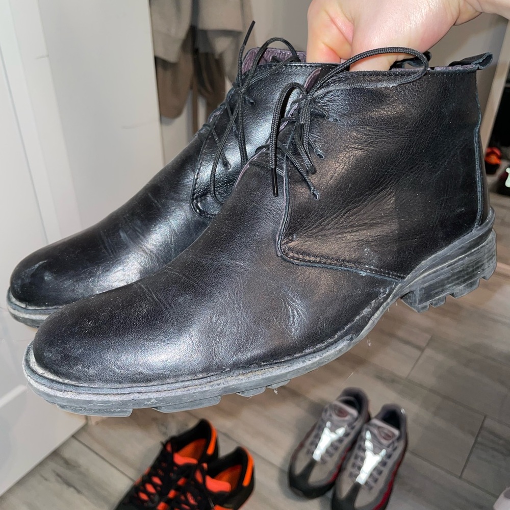 Vintage Made In Portugal Leather Low Cut Boots